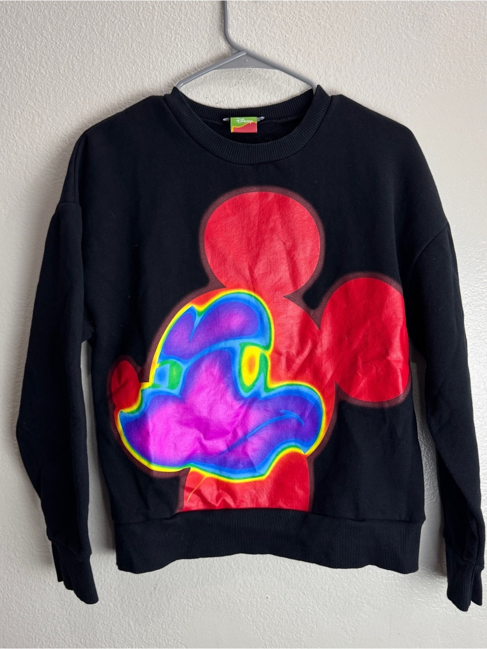 Zara Disney Mickey Mouse Pullover Sweatshirt Size Small